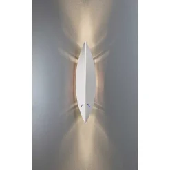 Afrique Tecnolumen Applique Murale Acier Inoxydable, 2 Lumieres