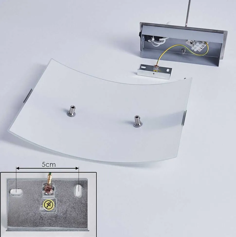 Applique Avellino Chrome, Chrome Brosse, 1 Lumiere