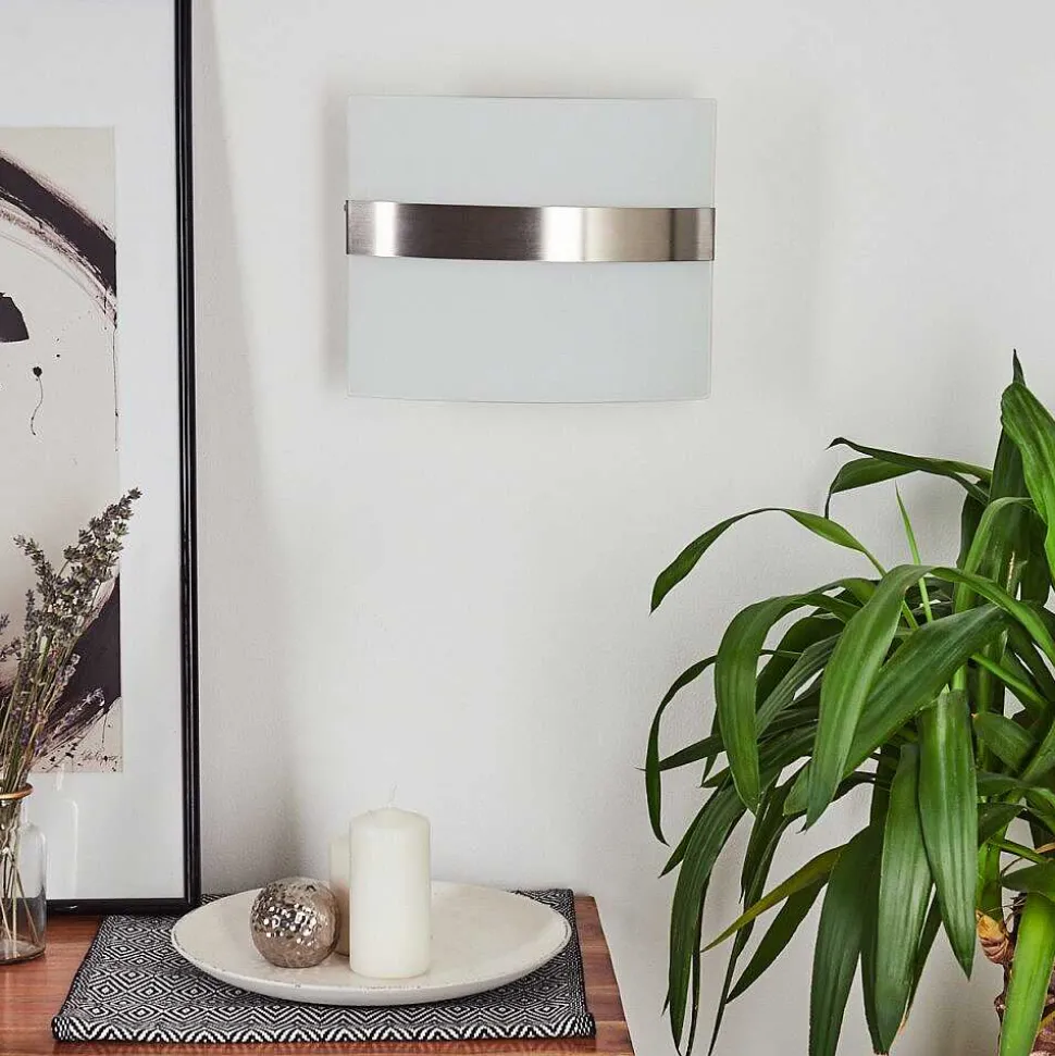 Applique Avellino Chrome, Chrome Brosse, 1 Lumiere