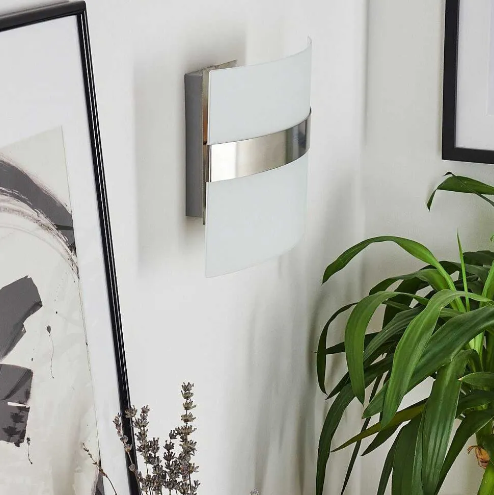 Applique Avellino Chrome, Chrome Brosse, 1 Lumiere