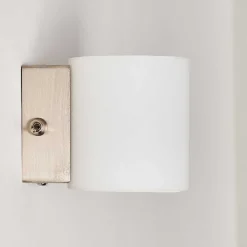 Applique Bamako Nickel Mat, 1 Lumiere