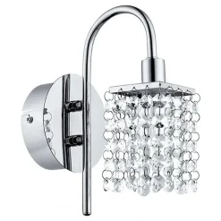 Applique Eglo Almonte Chrome, Aspect Cristal, 1 Lumiere