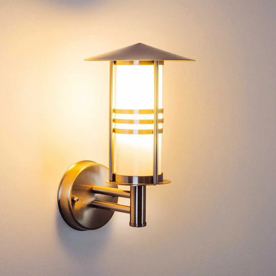 Applique Exterieure Forli Acier Inoxydable, 1 Lumiere