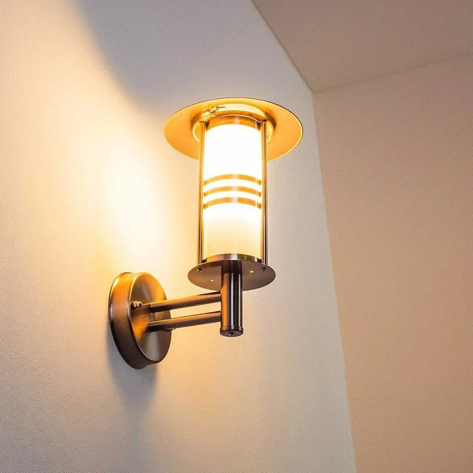 Applique Exterieure Forli Acier Inoxydable, 1 Lumiere