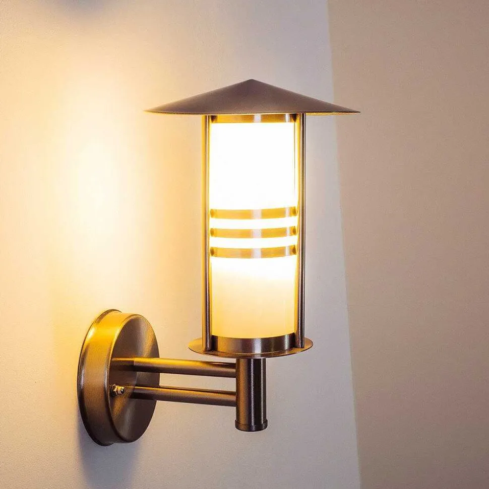 Applique Exterieure Forli Acier Inoxydable, 1 Lumiere