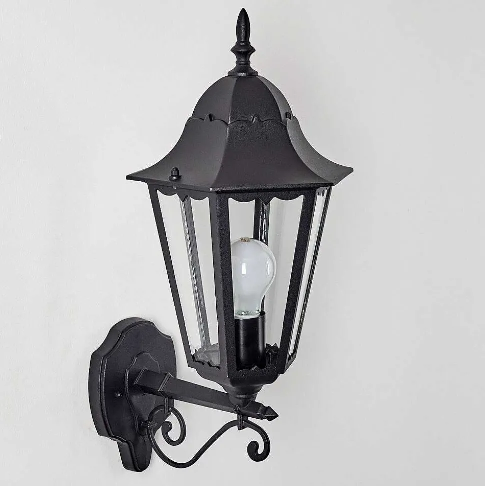 Applique Exterieure Hongkong Noir, 1 Lumiere