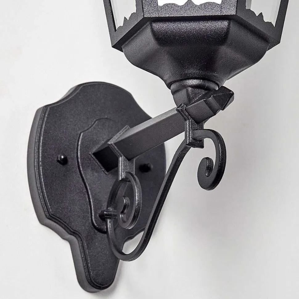 Applique Exterieure Hongkong Noir, 1 Lumiere