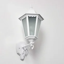 Applique Exterieure Hongkong Blanc, 1 Lumiere