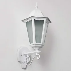 Applique Exterieure Hongkong Blanc, 1 Lumiere