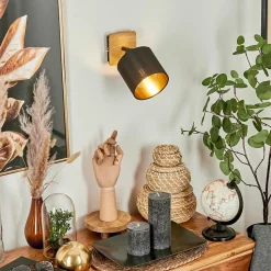 Applique Murale Alsen Ecru, Noir, 1 Lumiere