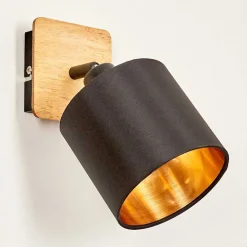 Applique Murale Alsen Ecru, Noir, 1 Lumiere