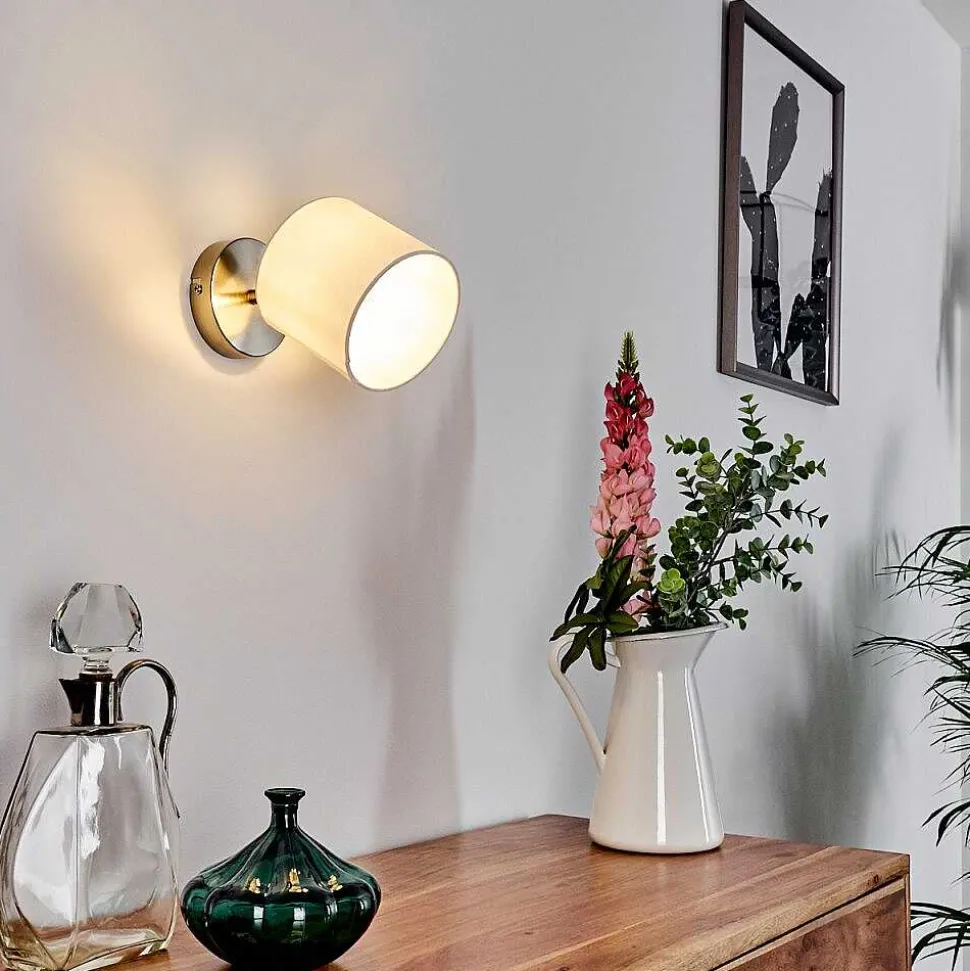 Applique Murale Alsen Nickel Mat, 1 Lumiere