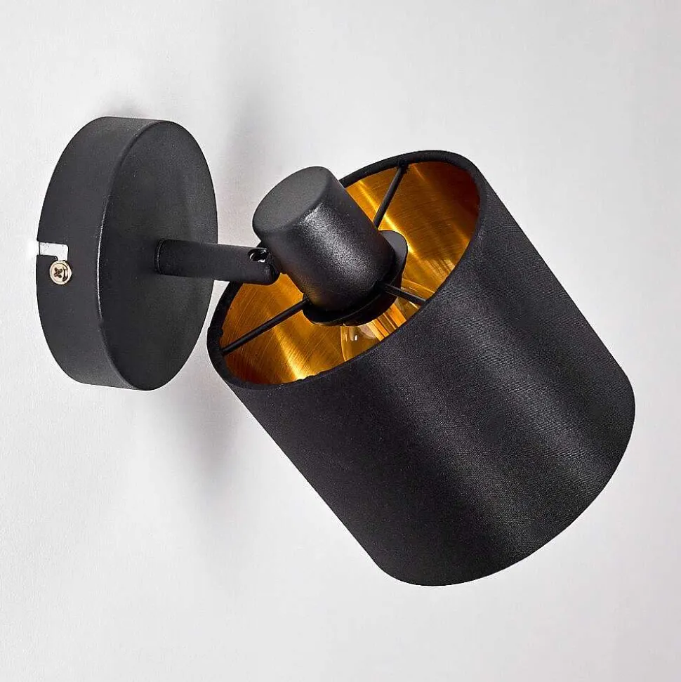 Applique Murale Alsen Noir, 1 Lumiere