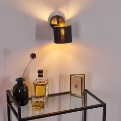 Applique Murale Alsen Noir, 1 Lumiere