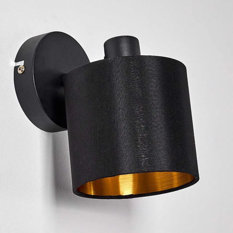 Applique Murale Alsen Noir, 1 Lumiere