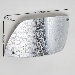 Applique Murale Anzio Blanc, 1 Lumiere