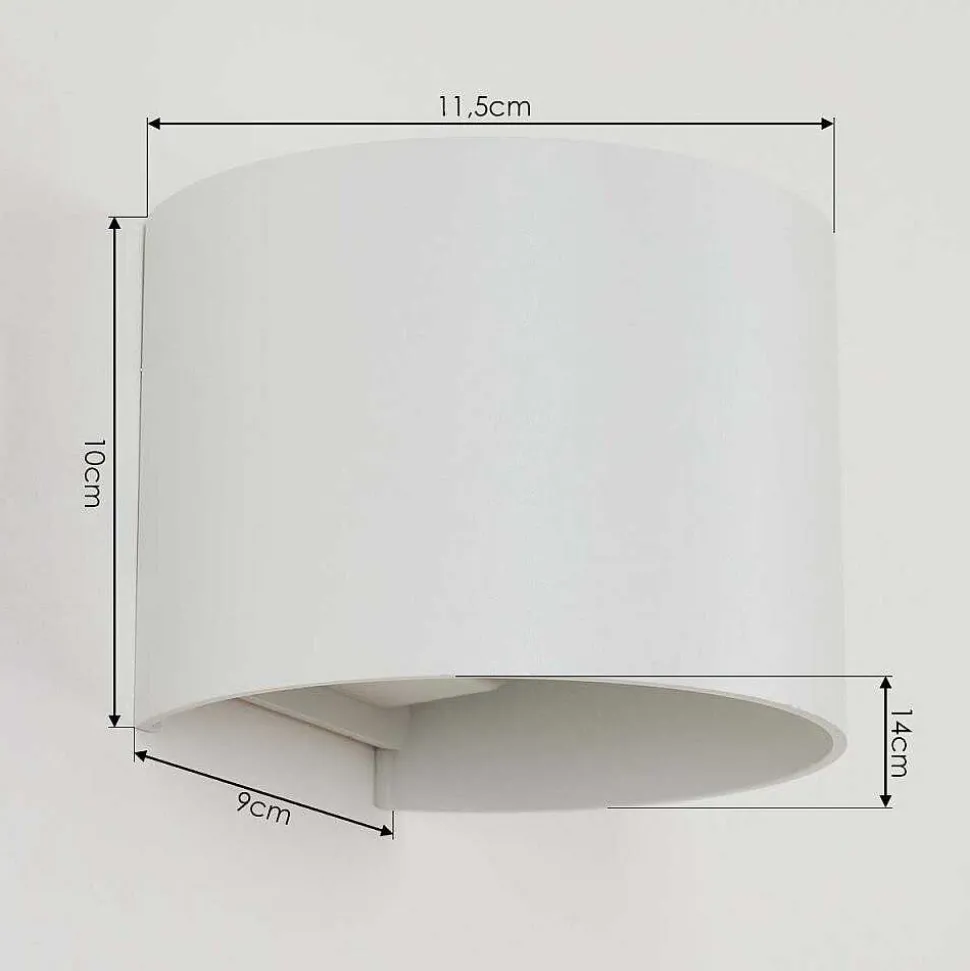 Applique Murale Badajoz Blanc, 1 Lumiere