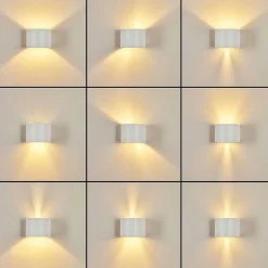 Applique Murale Badajoz Blanc, 1 Lumiere