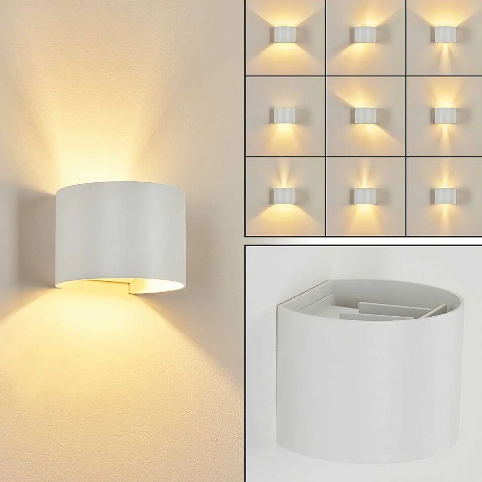 Applique Murale Badajoz Blanc, 1 Lumiere