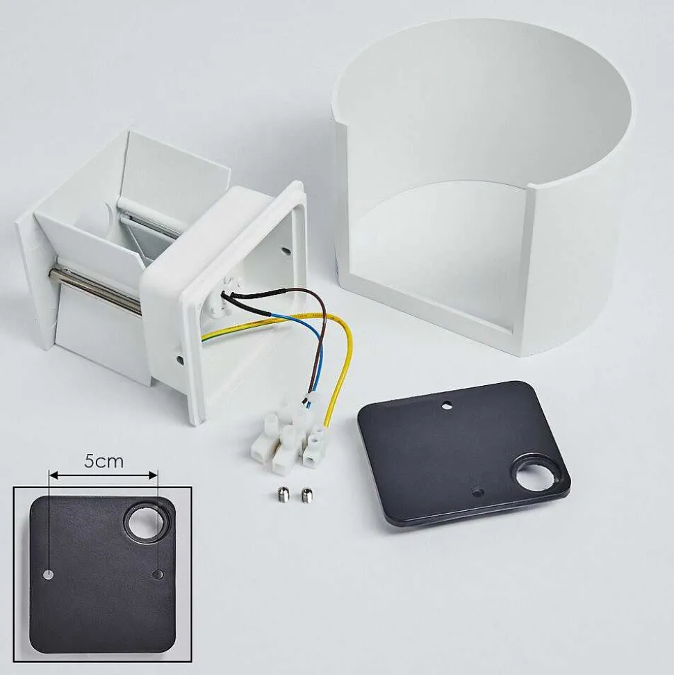 Applique Murale Badajoz Blanc, 1 Lumiere