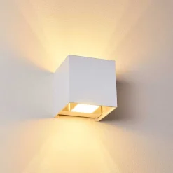 Applique Murale Badajoz Blanc, 1 Lumiere