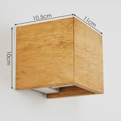 Applique Murale Badajoz Ecru, Blanc, 1 Lumiere