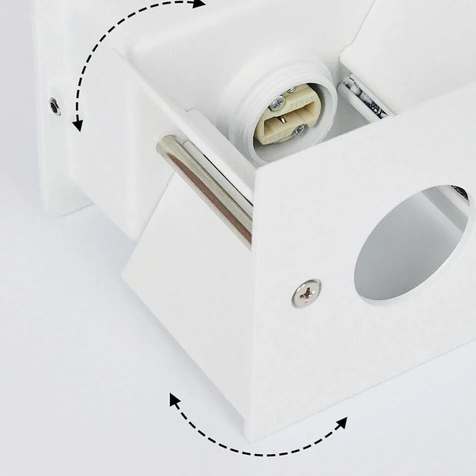 Applique Murale Badajoz Ecru, Blanc, 1 Lumiere