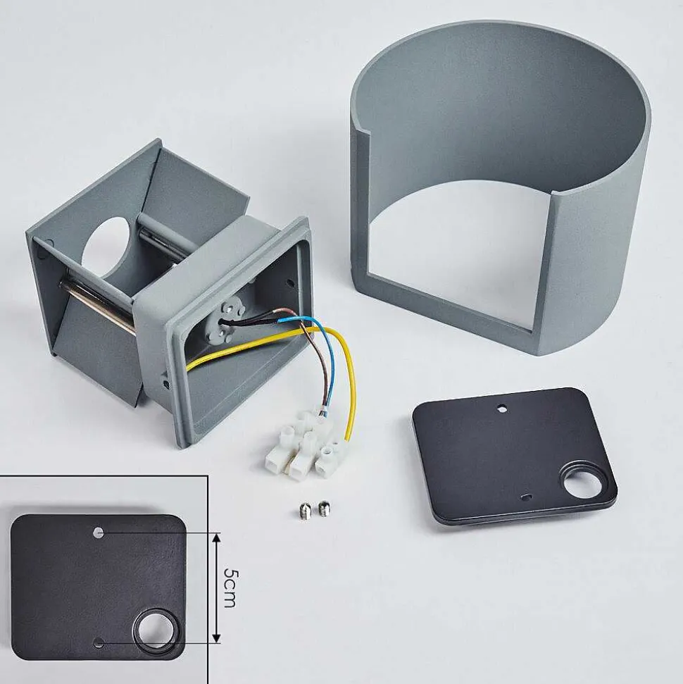 Applique Murale Badajoz Gris, 1 Lumiere