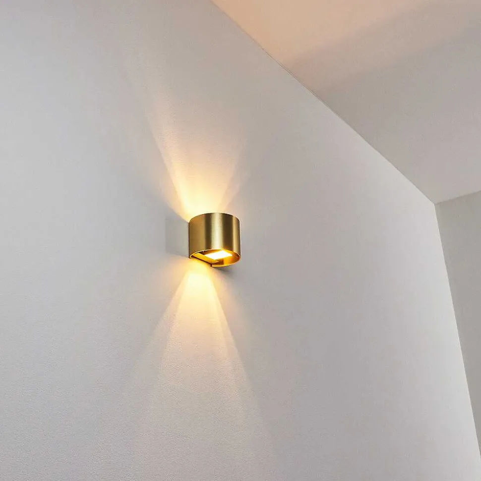 Applique Murale Badajoz Led Or, Laiton, 1 Lumiere