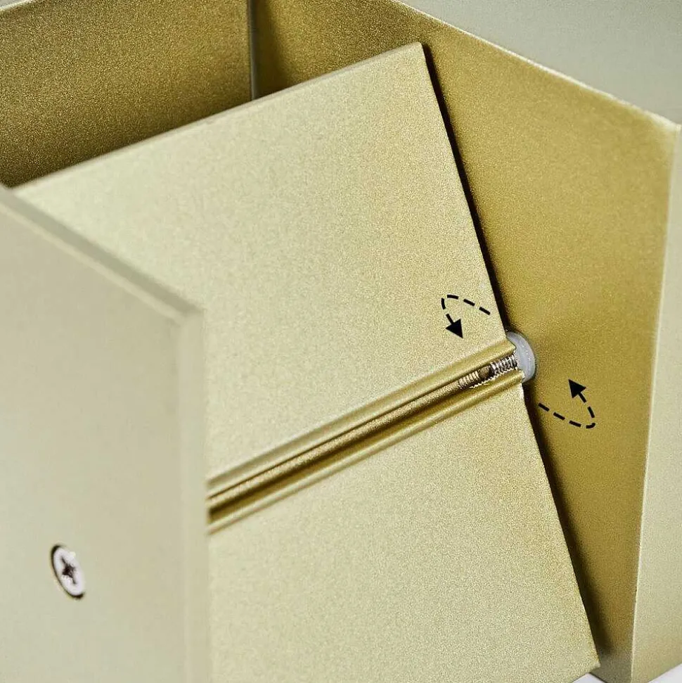 Applique Murale Badajoz Led Or, Laiton, 1 Lumiere