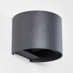 Applique Murale Badajoz Led Anthracite, 1 Lumiere