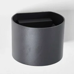 Applique Murale Badajoz Led Anthracite, 1 Lumiere