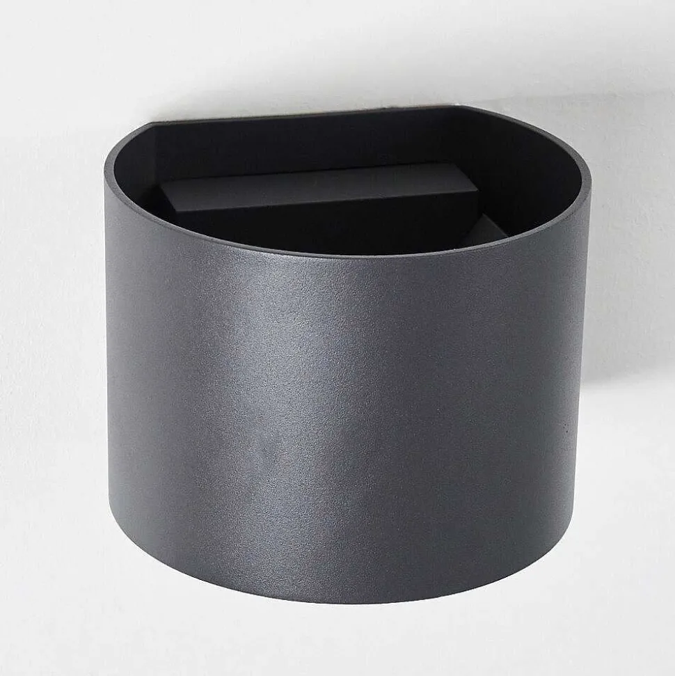 Applique Murale Badajoz Led Anthracite, 1 Lumiere