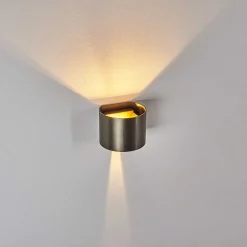 Applique Murale Badajoz Led Brun, 1 Lumiere