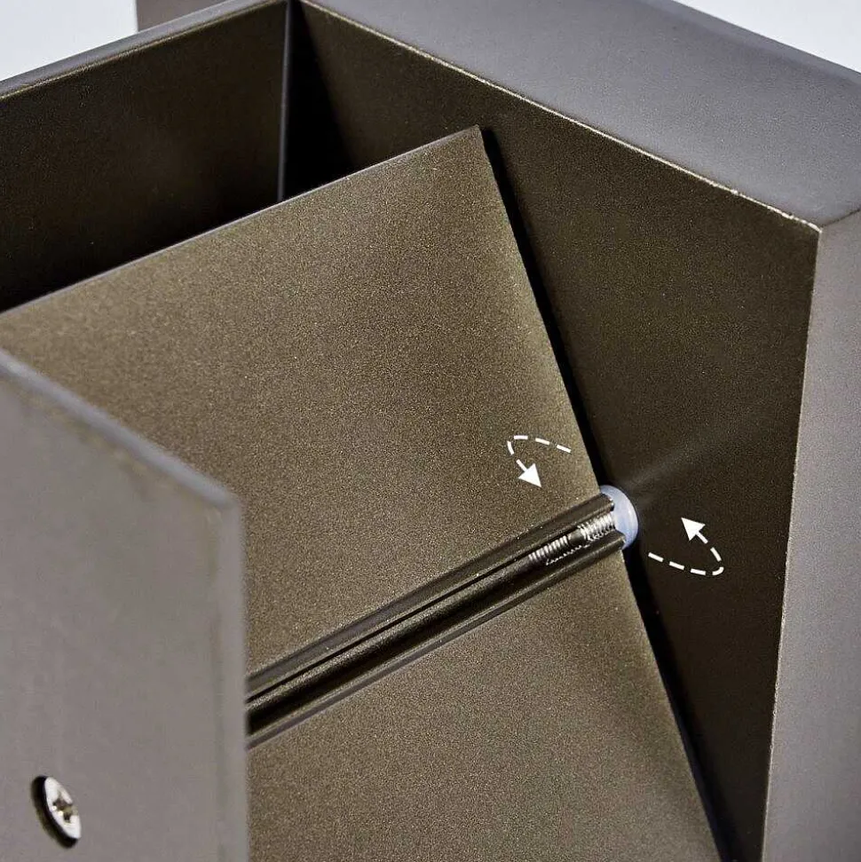 Applique Murale Badajoz Led Brun, 1 Lumiere