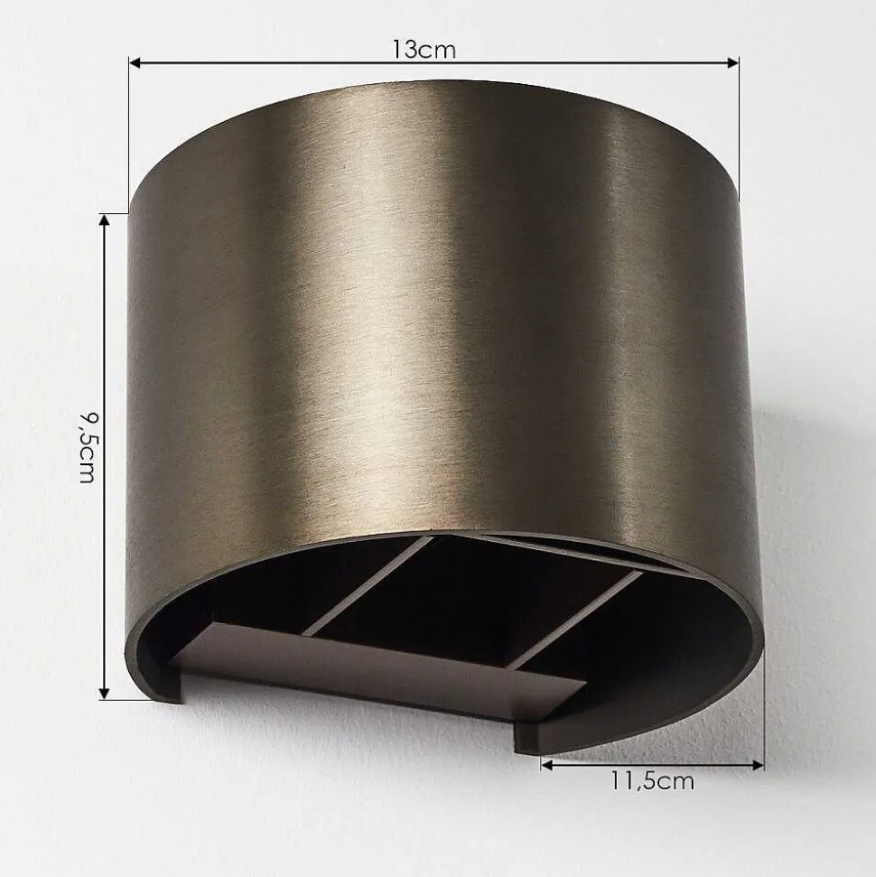 Applique Murale Badajoz Led Brun, 1 Lumiere