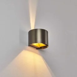 Applique Murale Badajoz Led Brun, 1 Lumiere