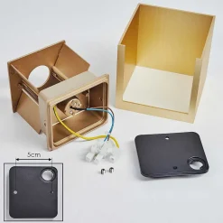 Applique Murale Badajoz Or, 1 Lumiere