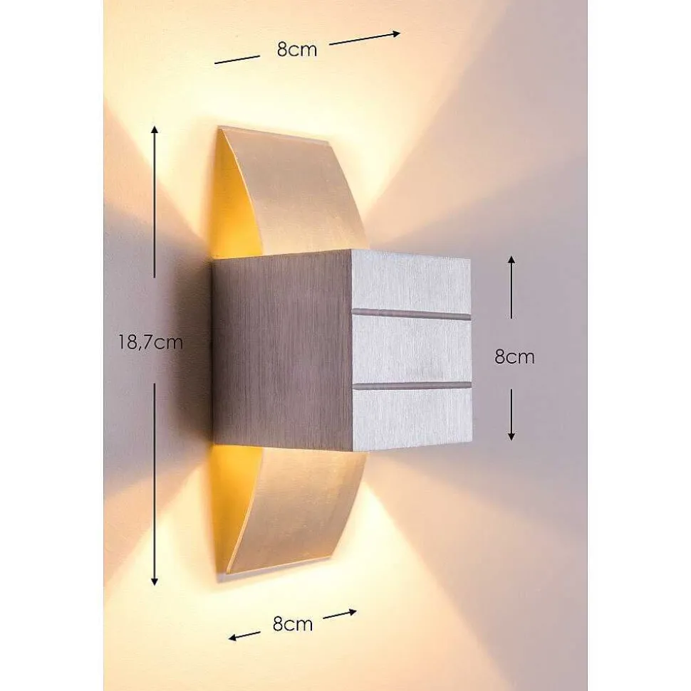 Applique Murale Baltimore Aluminium, 1 Lumiere