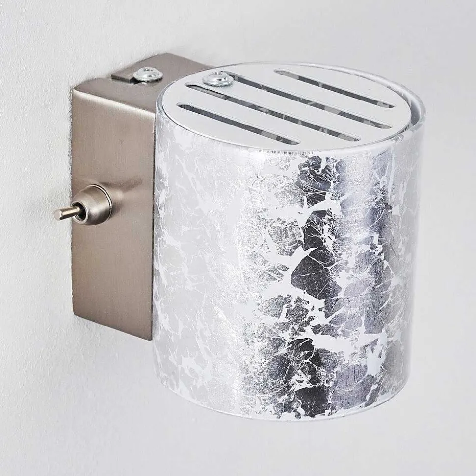 Applique Murale Bamako Nickel Mat, 1 Lumiere