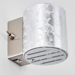 Applique Murale Bamako Nickel Mat, 1 Lumiere