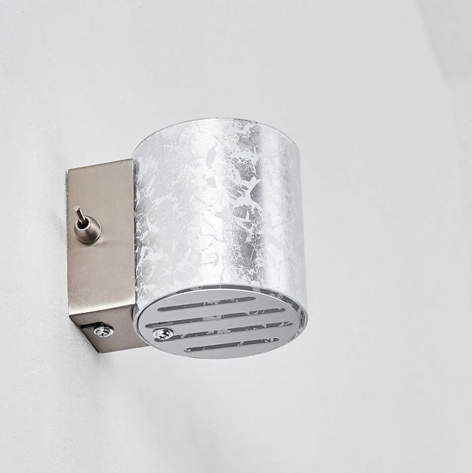 Applique Murale Bamako Nickel Mat, 1 Lumiere