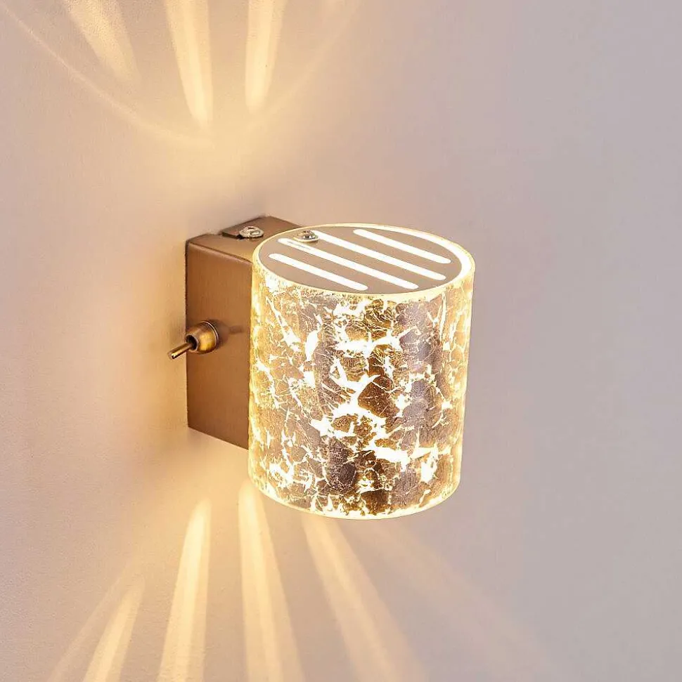 Applique Murale Bamako Nickel Mat, 1 Lumiere