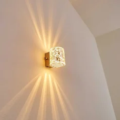 Applique Murale Bamako Nickel Mat, 1 Lumiere