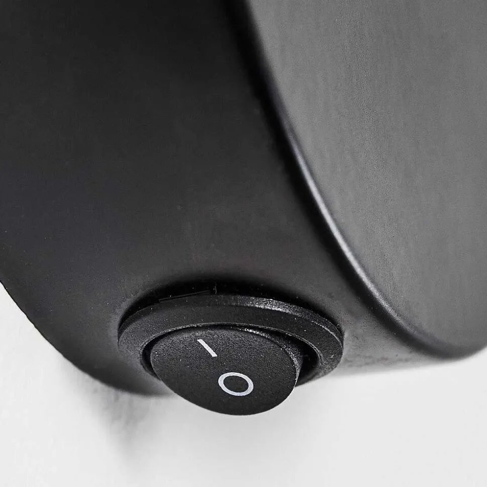 Applique Murale Bardhaman Noir, 1 Lumiere