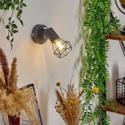 Applique Murale Baripada Anthracite, Chrome, 1 Lumiere