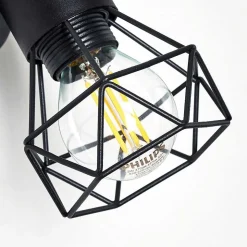 Applique Murale Baripada Noir, 1 Lumiere