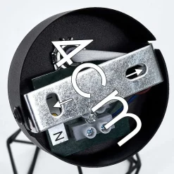 Applique Murale Baripada Noir, 1 Lumiere