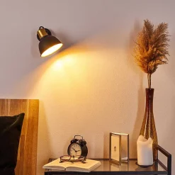 Applique Murale Blackburn Noir, 1 Lumiere