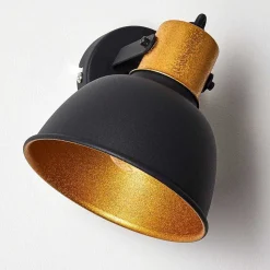 Applique Murale Blackburn Noir, 1 Lumiere